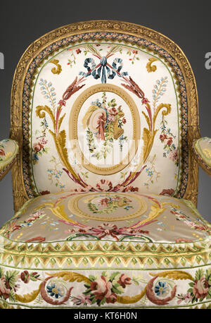 Poltrona (fauteuil C3A0 la reine) SODDISFATTE DP-601-04 Foto Stock