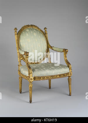 Poltrona (Fauteuil C3A0 la reine) SODDISFATTE DP160901 Foto Stock