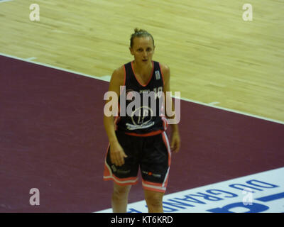 Questa immagine cattura una *partita di basket* tra *Arras Pays d'Artois* e *Toulouse Métropole Basket* il 16 settembre 2017. Mette in mostra lo spirito competitivo del basket professionistico francese. Foto Stock
