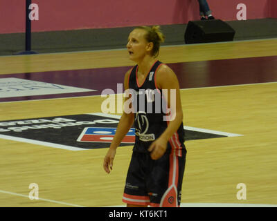 La partita di basket tra Arras Pays d'Artois e Toulouse MÃ©tropole Basket si è svolta il 16 settembre 2017. Faceva parte delle competizioni francesi di basket. Foto Stock