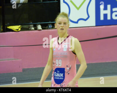Un'immagine della partita di basket tra Arras Pays d'Artois e Toulouse Metropole Basket il 16 settembre 2017. Foto Stock