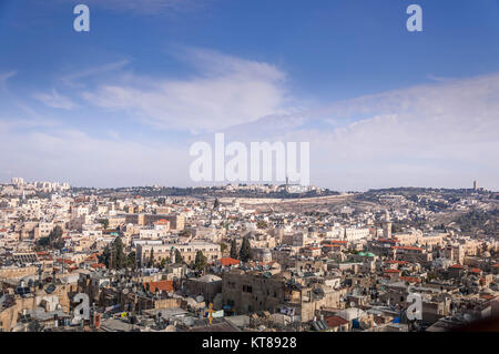 WS della città vecchia di Gerusalemme Foto Stock