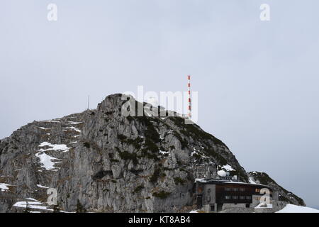 trasmettitore, wendelstein, tv, radio, radio, radio, torre radio, edificio per trasmissioni, dvb-t2 Foto Stock