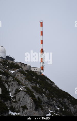 trasmettitore, wendelstein, tv, radio, radio, radio, torre radio, edificio per trasmissioni, dvb-t2 Foto Stock