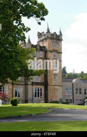 Il Cameron house hotel prima che il fuoco distruttivo nel 2017. Alessandria, Scotland, Regno Unito Foto Stock