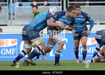 Castres (Francia) Novembre,25 2017 francese campionato di rugby TOP 14 stagione il 2017-2018 Castres Olympique contro Rc Toulon Anthony JELONCH Credito: Sebastien Lapeyrere/Alamy Live News. Foto Stock