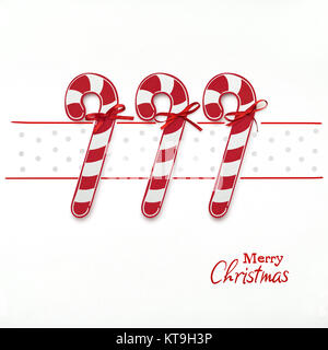 Caramelle di natale. Foto Stock