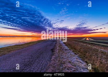 Italia Delta del Po Sacca degli Scardovari Foto Stock