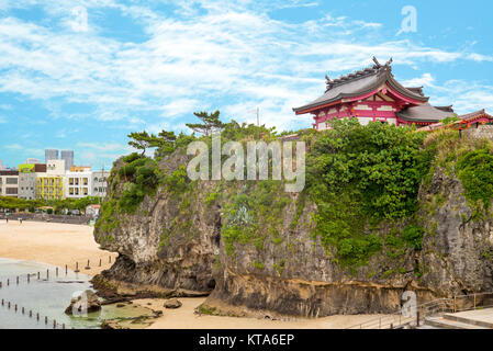 Paesaggio del Santuario Naminoue in Okinawa Foto Stock