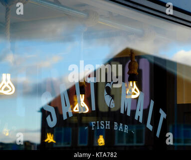 Sale e malto Ristorante All Cargo su Bristol Harbourside Bristol Inghilterra Foto Stock