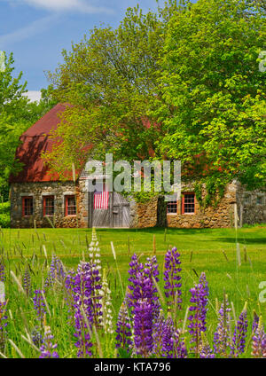 Fienile Agriturismo, Bar Harbor, Maine, Stati Uniti d'America Foto Stock