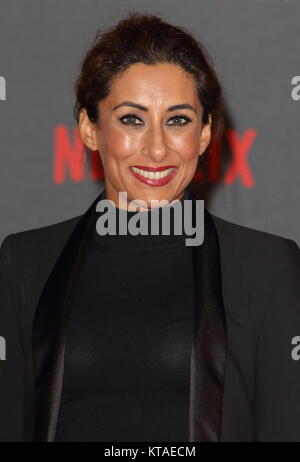 'Corona' stagione 2 - World Premiere - Arrivi con: Saira Khan dove: Londra, Regno Unito quando: 21 Nov 2017 Credit: WENN.com Foto Stock