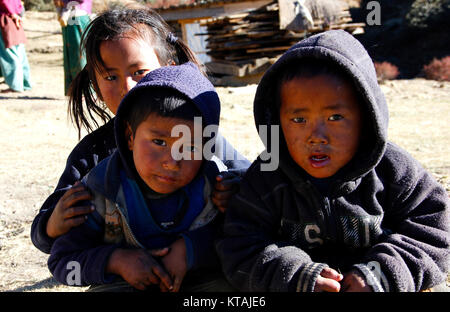 I bambini del Nepal Foto Stock