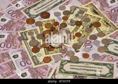 Il concetto di business il tempo è denaro Foto Stock