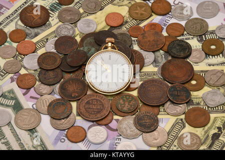 Il concetto di business il tempo è denaro Foto Stock