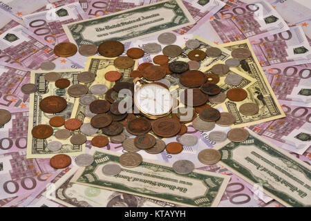 Il concetto di business il tempo è denaro Foto Stock
