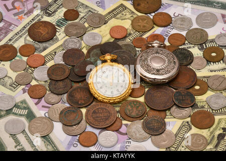 Il concetto di business il tempo è denaro Foto Stock