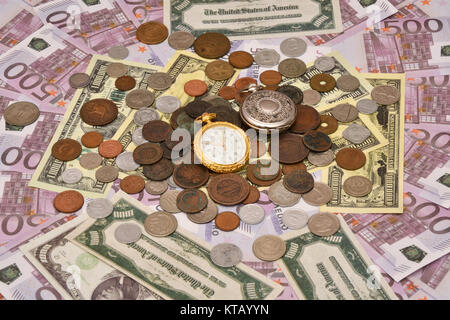 Il concetto di business il tempo è denaro Foto Stock