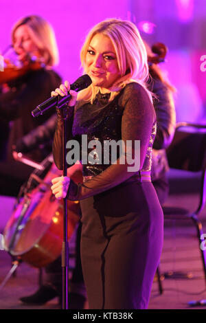 Sheridan Smith performance live sulla BBC uno show, London, Regno Unito - 08 Dic 2017 Foto Stock