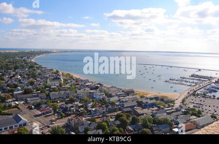 Vista su a Provincetown, Massachusetts Foto Stock