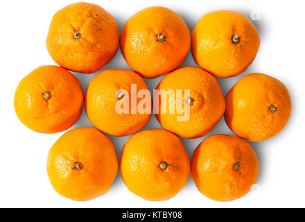 Mature succosa Orange Tangerini Foto Stock