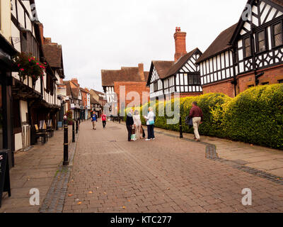 Friar Street, Worcester, Inghilterra Foto Stock