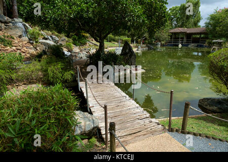 Nel giardino Giapponese - allo Zoo di Rockhampton & Giardini Botanici Foto Stock