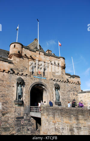 Il Castello di Edimburgo Foto Stock