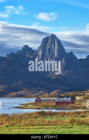 Il Reka su Langoya, Sortland, Nordland, Norvegia Foto Stock