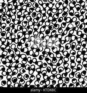 Bolle irregolari di pattern a punti Illustrazione Vettoriale