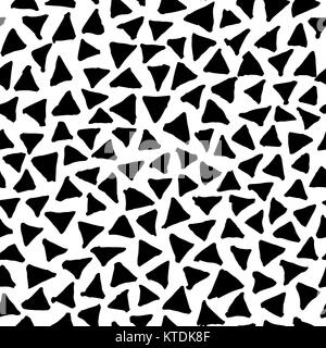 I triangoli irregolari Pattern Illustrazione Vettoriale