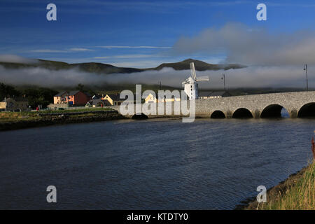 Il mulino a vento Blennerville, Tralee, Co. Kerry, Irlanda Foto Stock