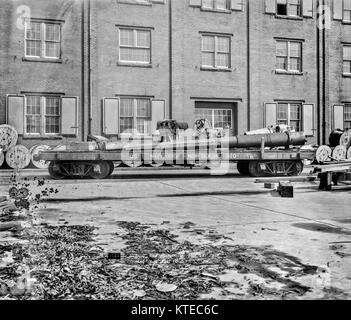 3/22/1918; Navy Yard auto piana; U.S. Navy Yard, Norfolk, Virginia Foto Stock