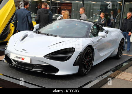 McLaren 720s visualizzato al Salone di Francoforte 2017, Germania Foto Stock