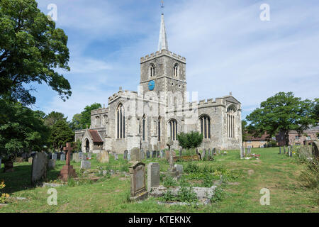 Santa Maria Vergine Chiesa, Ivinghoe, Buckinghamshire, Inghilterra, Regno Unito Foto Stock