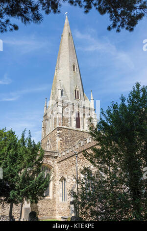 Parrocchia di Tutti i Santi, Chiesa Square, Leighton Buzzard, Bedfordshire, England, Regno Unito Foto Stock