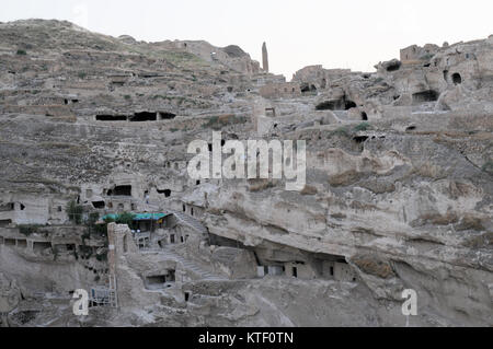 Hasankeyf è una città antica e distretto situato lungo il fiume Tigri nella provincia di Batman nel sud-est della Turchia. Essa è stata dichiarata una naturale cons Foto Stock