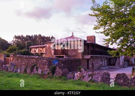 Casa Berdeal hotel e turistico casa rurale in Mañón, provincia di La Coruña, Galizia, Spagna, Europa Foto Stock