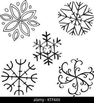 Il simbolo del fiocco di neve treno di pneumatici invernali Illustrazione Vettoriale