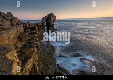 Portland Bill nel Dorset. Foto Stock