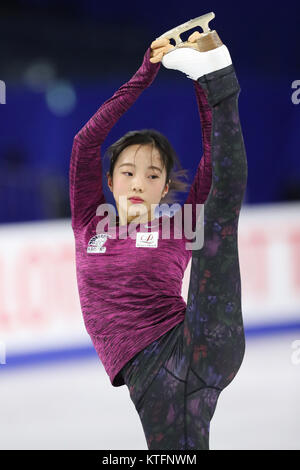 Musashino foresta Sport Center, Tokyo, Giappone. 22 Dic, 2017. Marin Honda, dicembre 22, 2017 - Pattinaggio di Figura : Giappone figura Skating Championships 2017 donna pratica presso Musashino foresta Sport Center, Tokyo, Giappone. Credito: YUTAKA AFLO/sport/Alamy Live News Foto Stock