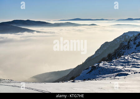 Le Alpi dal picco Titlis Foto Stock