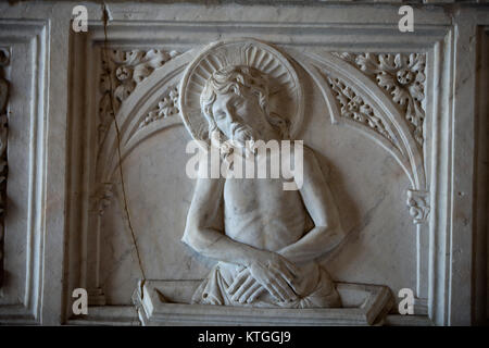 Pisa - Camposanto - Cimitero fu costruito nel 1278 a casa la sacra sporco portato dal Golgota durante le crociate. Poi divenne la buria Foto Stock