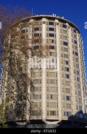 Il Park Tower Knightsbridge Hotel, 1973. Londra, Regno Unito. Dicembre 2017. Foto Stock