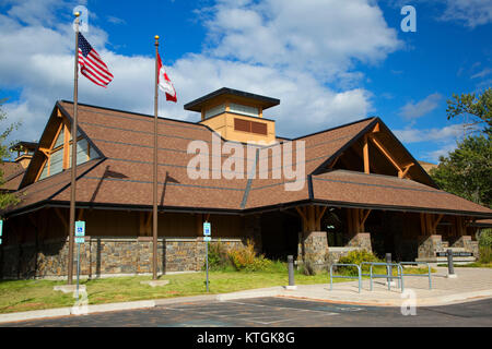 Elk Paese Visitor Center, Missoula, Montana Foto Stock