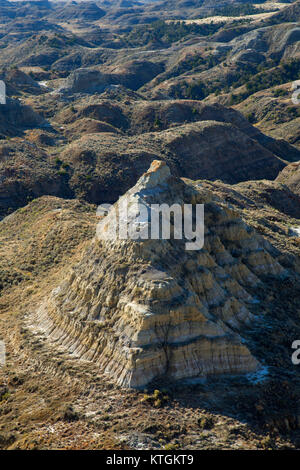 Terry Badlands dalla vista panoramica si affacciano, Terry Badlands Wilderness Area Studio, Montana Foto Stock