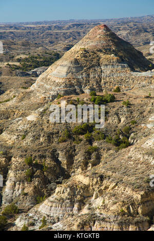 Terry Badlands dalla vista panoramica si affacciano, Terry Badlands Wilderness Area Studio, Montana Foto Stock