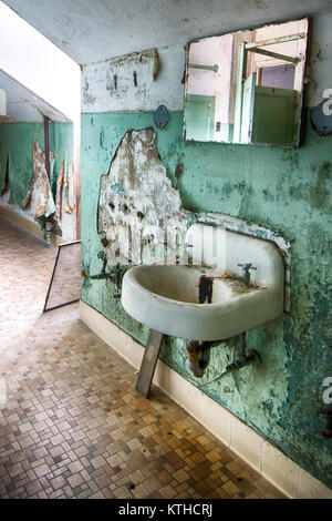 Il Trans-Allegheny manicomio era un Kirkbride ospedale psichiatrico che azionato dal 1864 fino al 1994 in Weston, West Virginia, USA. È stato desi Foto Stock