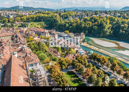 Vista panoramica di Berna in Svizzera Foto Stock