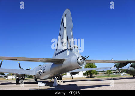 Il B29 55 MO TAIL si riferisce ad un modello specifico del Boeing B-29 Superfortress, un aereo militare fondamentale utilizzato durante la seconda guerra mondiale, in particolare nel teatro del Pacifico. Foto Stock